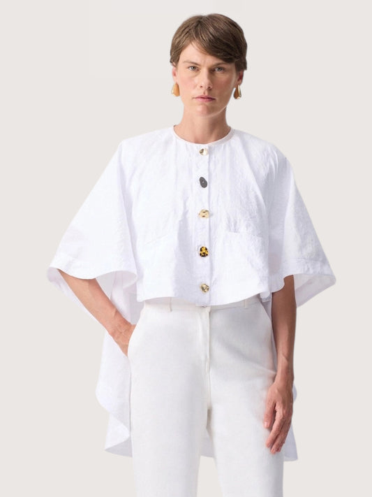 Ornate Button Poncho