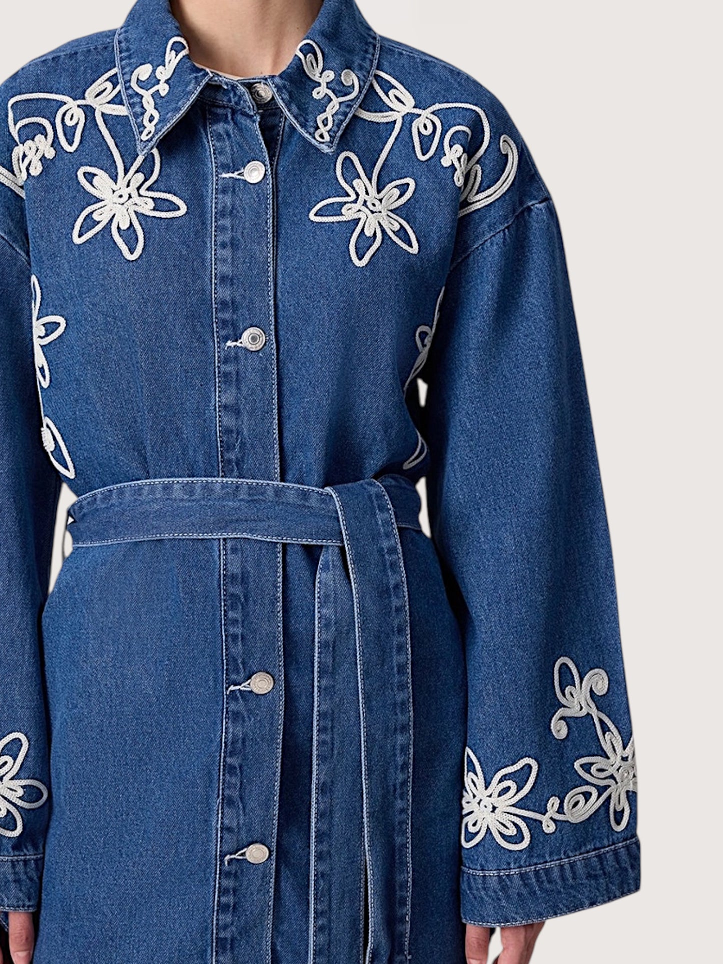 Embroidered Denim Jacket