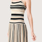 Mica Striped Knit Dress