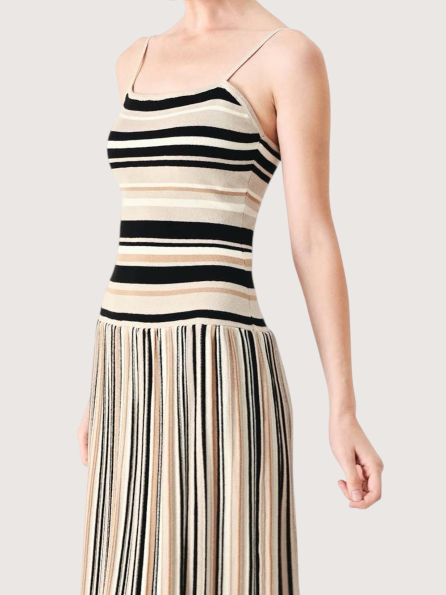 Mica Striped Knit Dress