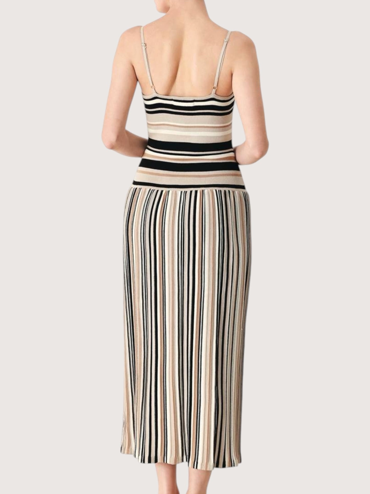 Mica Striped Knit Dress