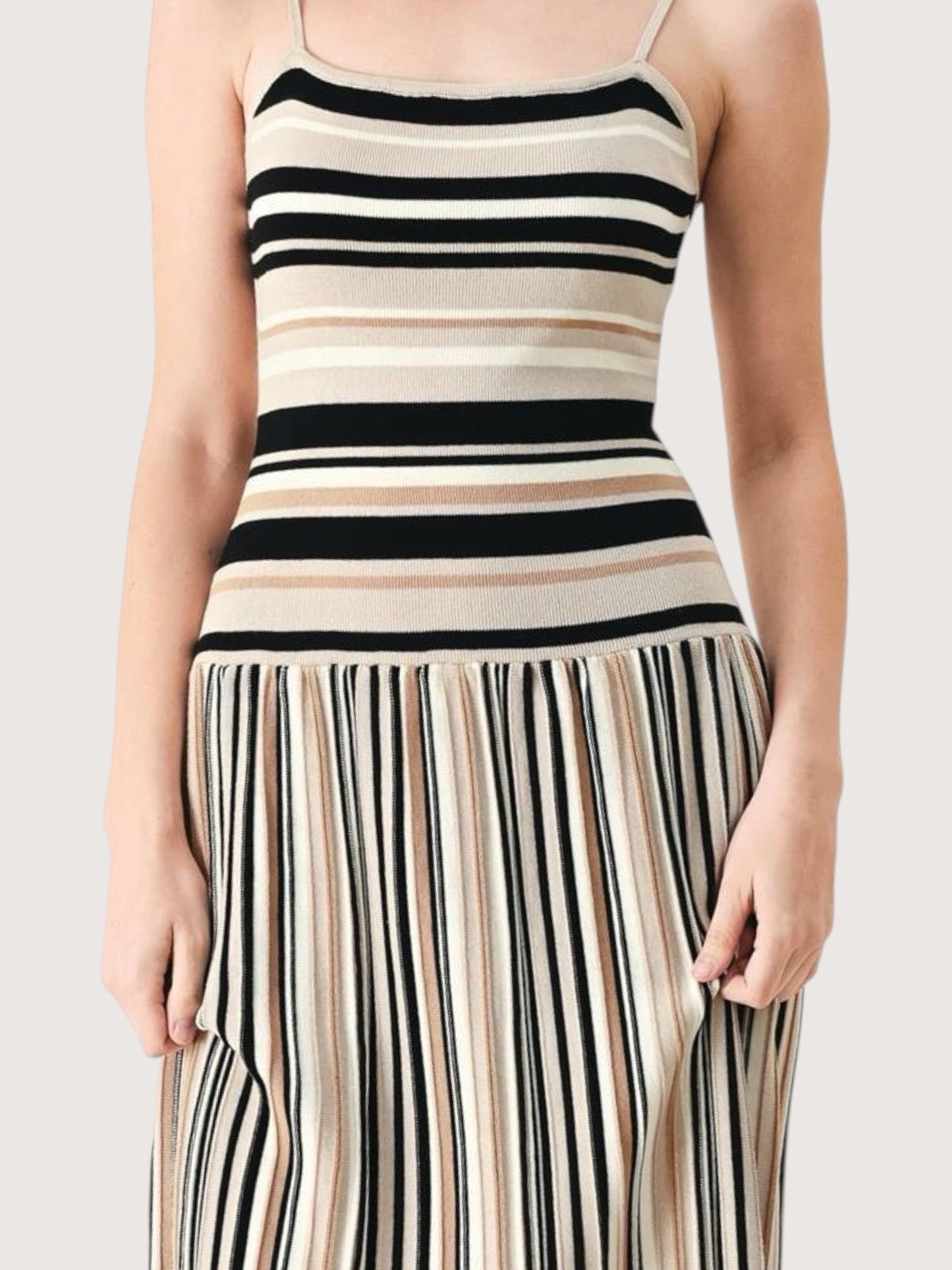 Mica Striped Knit Dress
