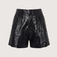 Frida Metallic Linen Short