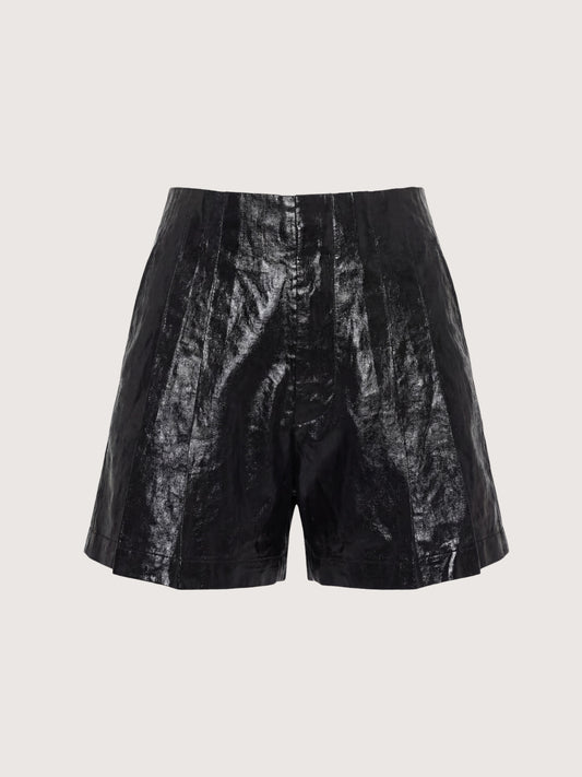 Frida Metallic Linen Short