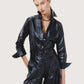 Frida Metallic Linen Shirt