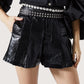 Frida Metallic Linen Short
