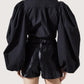 Frida Metallic Linen Short