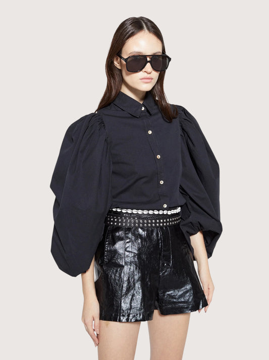 Frida Metallic Linen Short