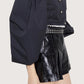 Frida Metallic Linen Short