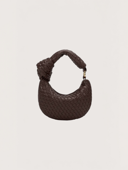 Mini Weaved Bag | Brown