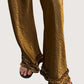Audrey Satin Pant | Bronze
