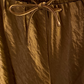 Audrey Satin Pant | Bronze
