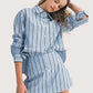 Rae Striped Button Up