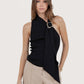 One Shoulder Scarf Top