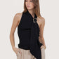 One Shoulder Scarf Top