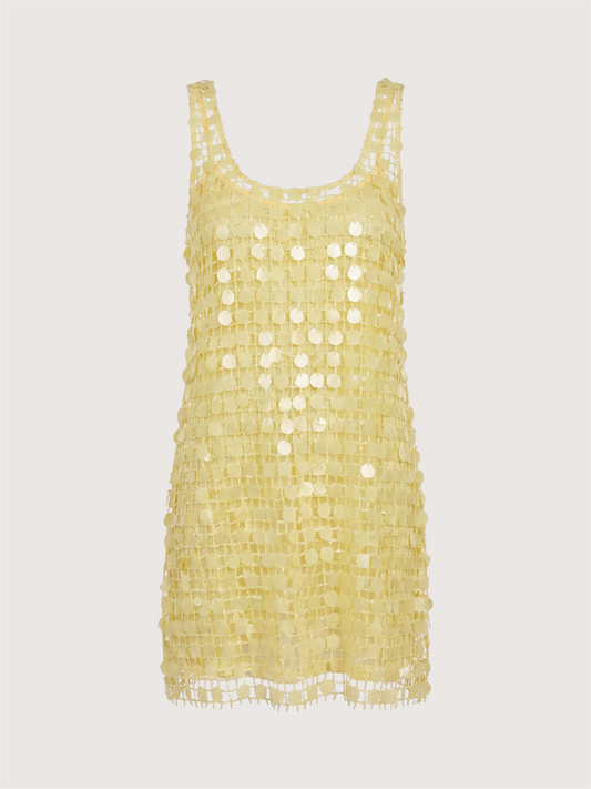 Mini Mesh Sequin Dress