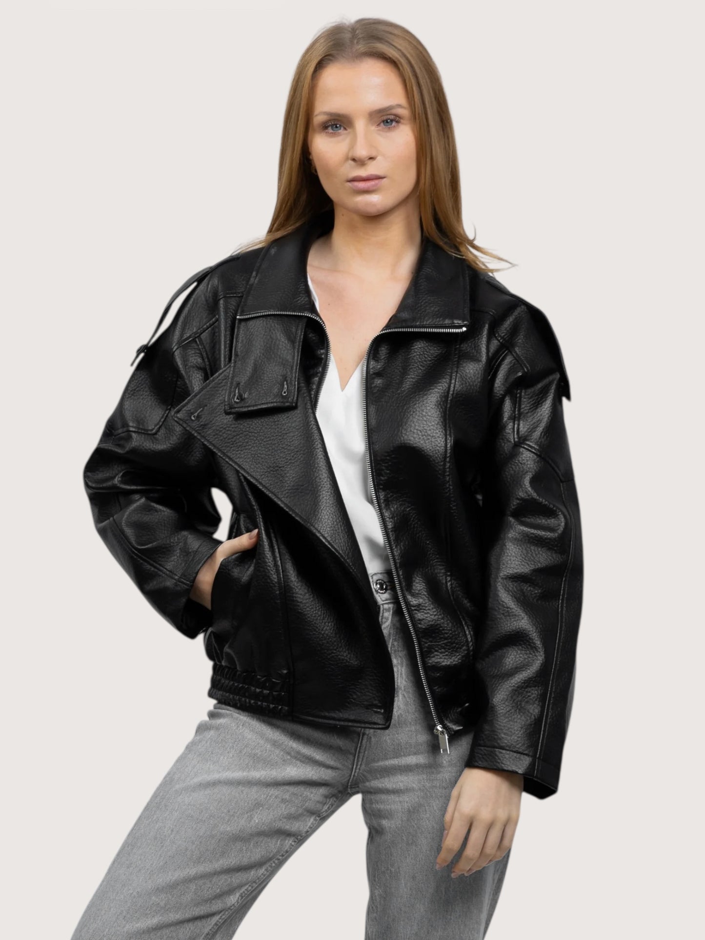 Veste Leather Jacket