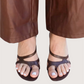 Viper Cut Out Heel | Brown