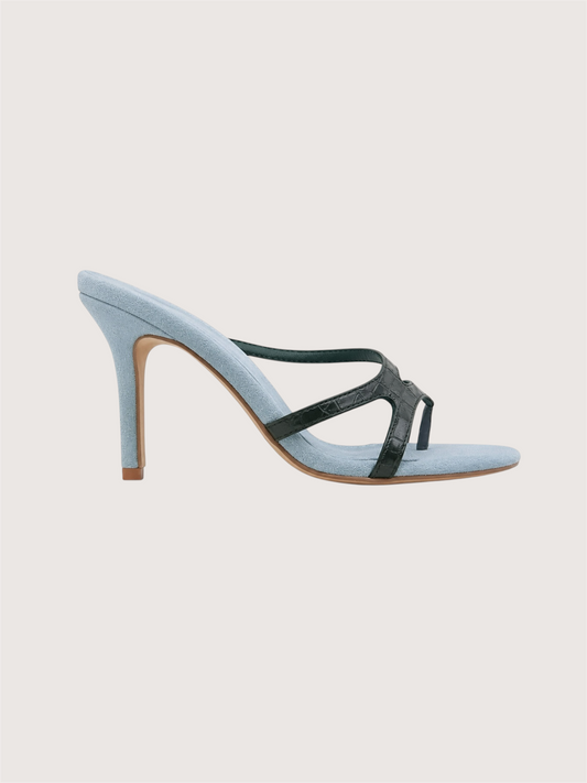 Viper Cut Out Heel | Blue