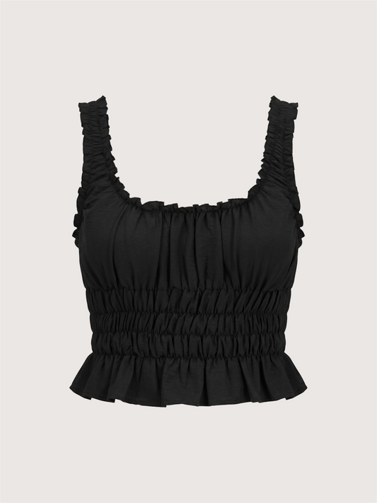 Ruffle Trim Tank