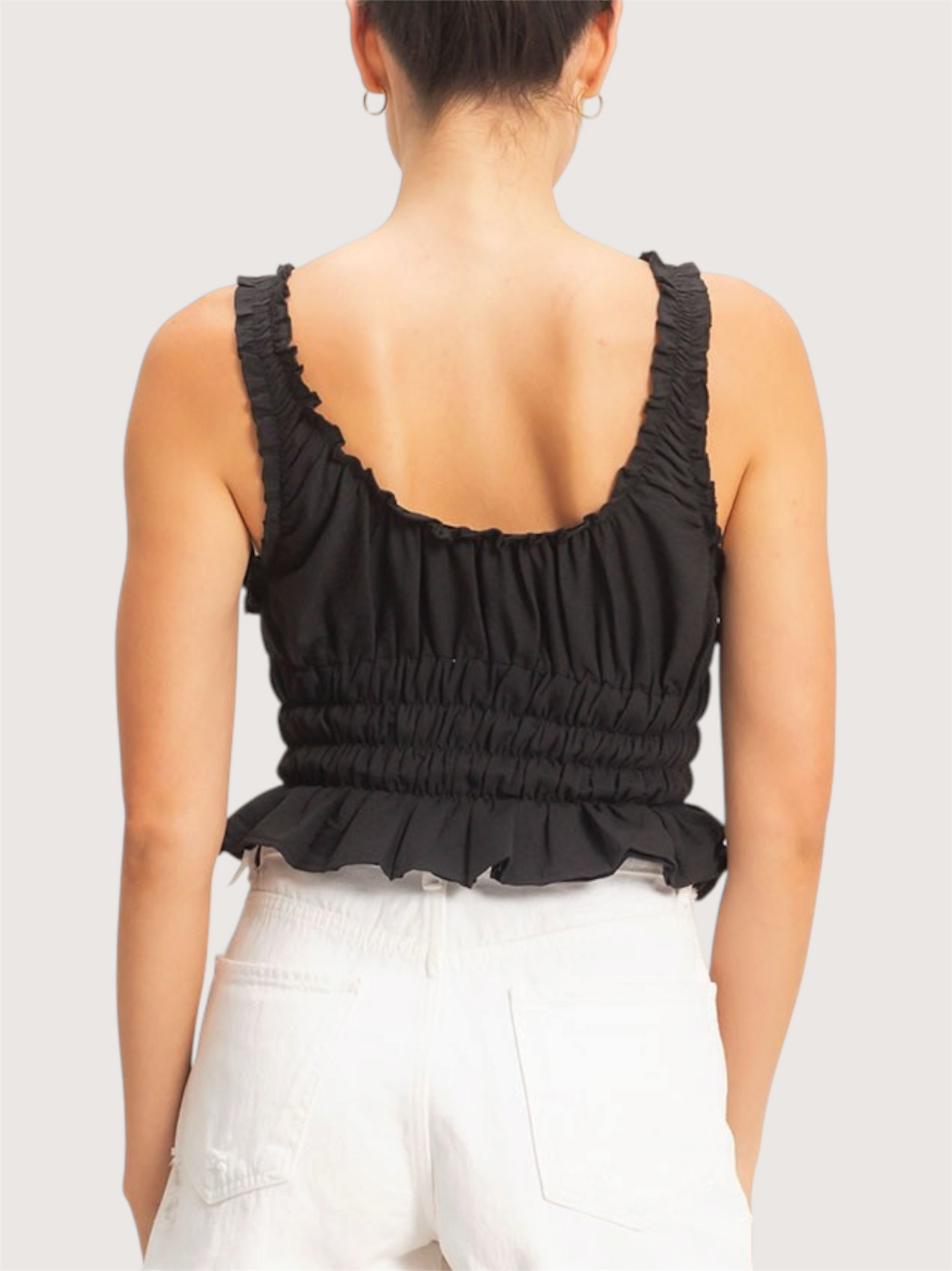 Ruffle Trim Tank