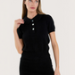 Collared Knit Romper