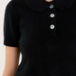 Collared Knit Romper