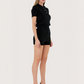 Collared Knit Romper