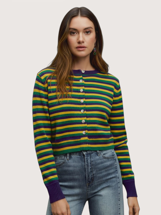 Striped Carnival Cardigan