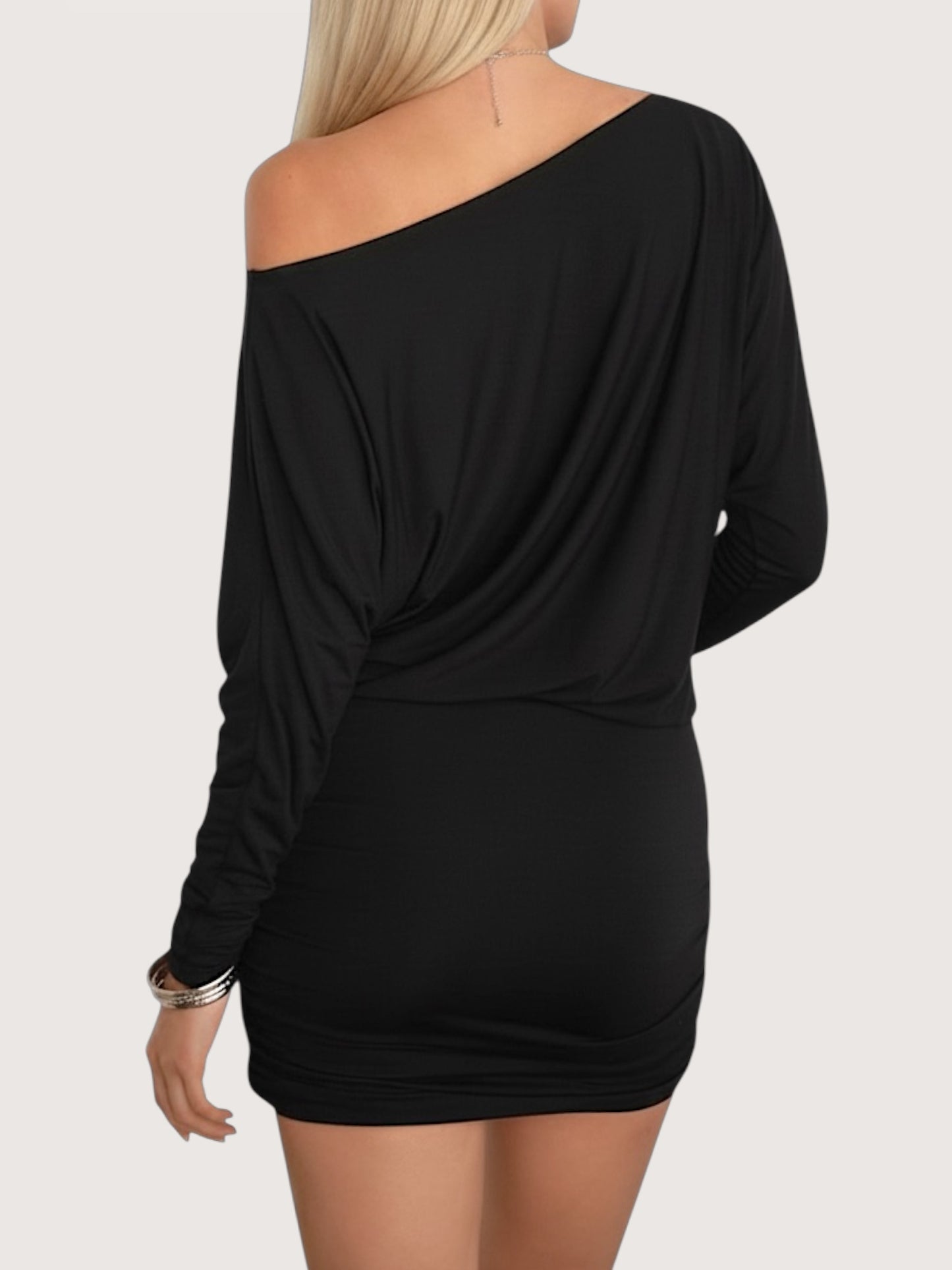 Banded Hem Jersey Dress