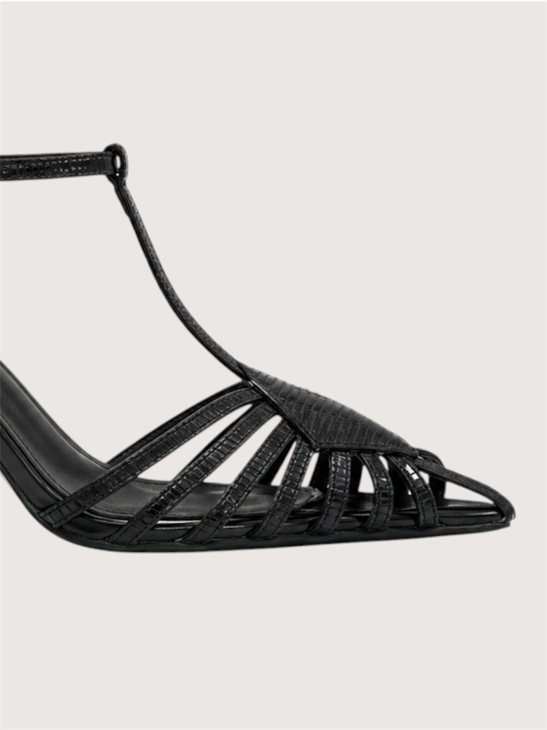 Rivoli Caged Toe Heel