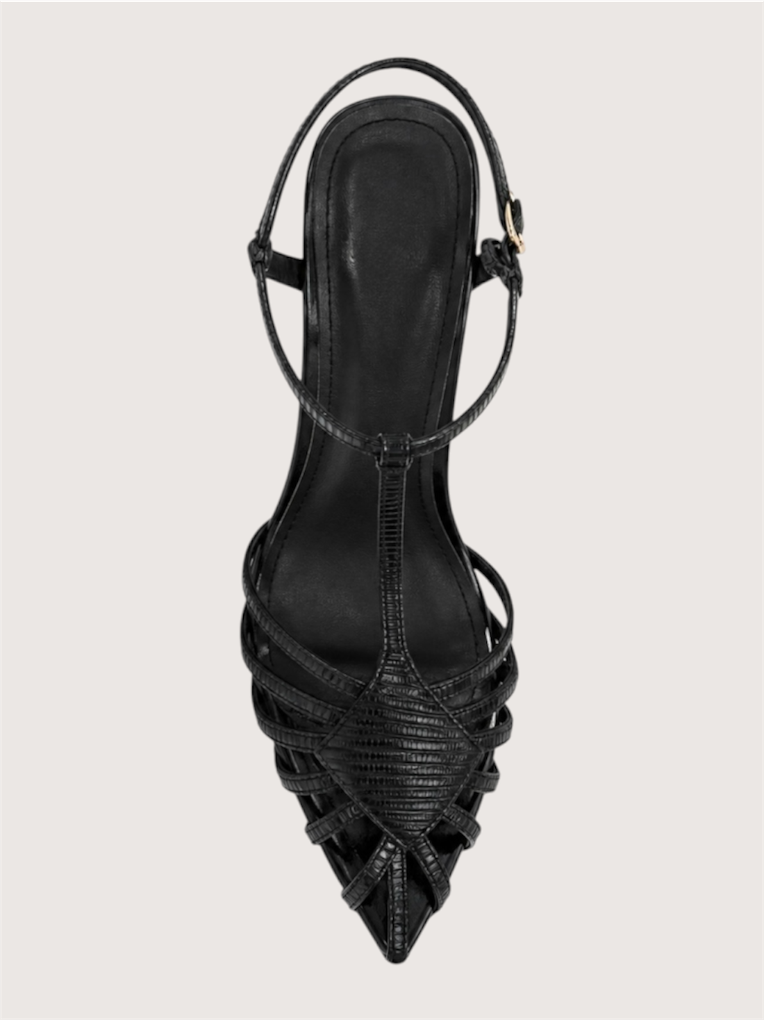 Rivoli Caged Toe Heel
