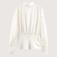 High Neck Blouse | Off White