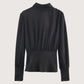 High Neck Blouse | Black