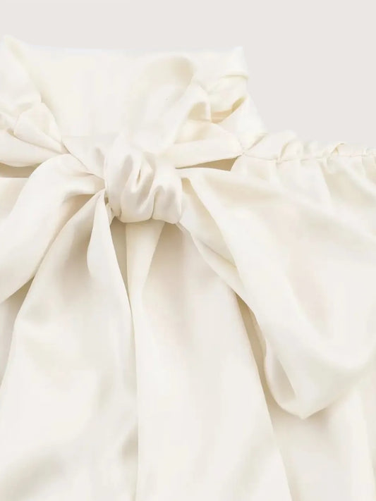 High Neck Blouse | Off White