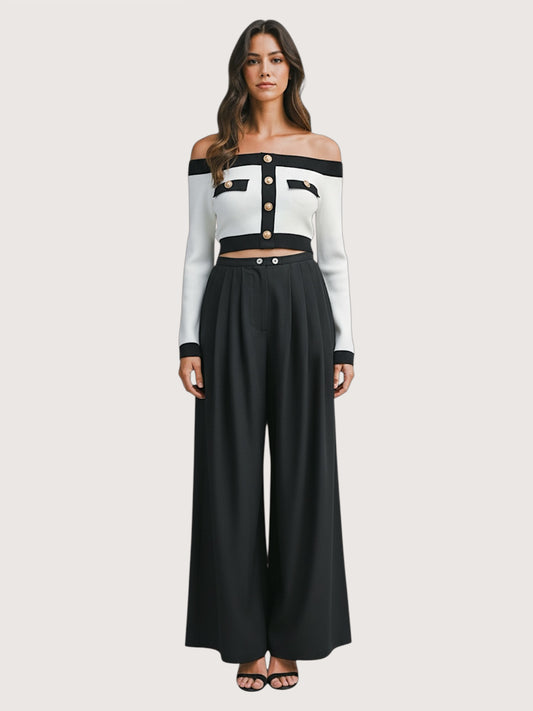 Emory Wide Leg Trouser