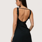Boat Neck Mini Dress