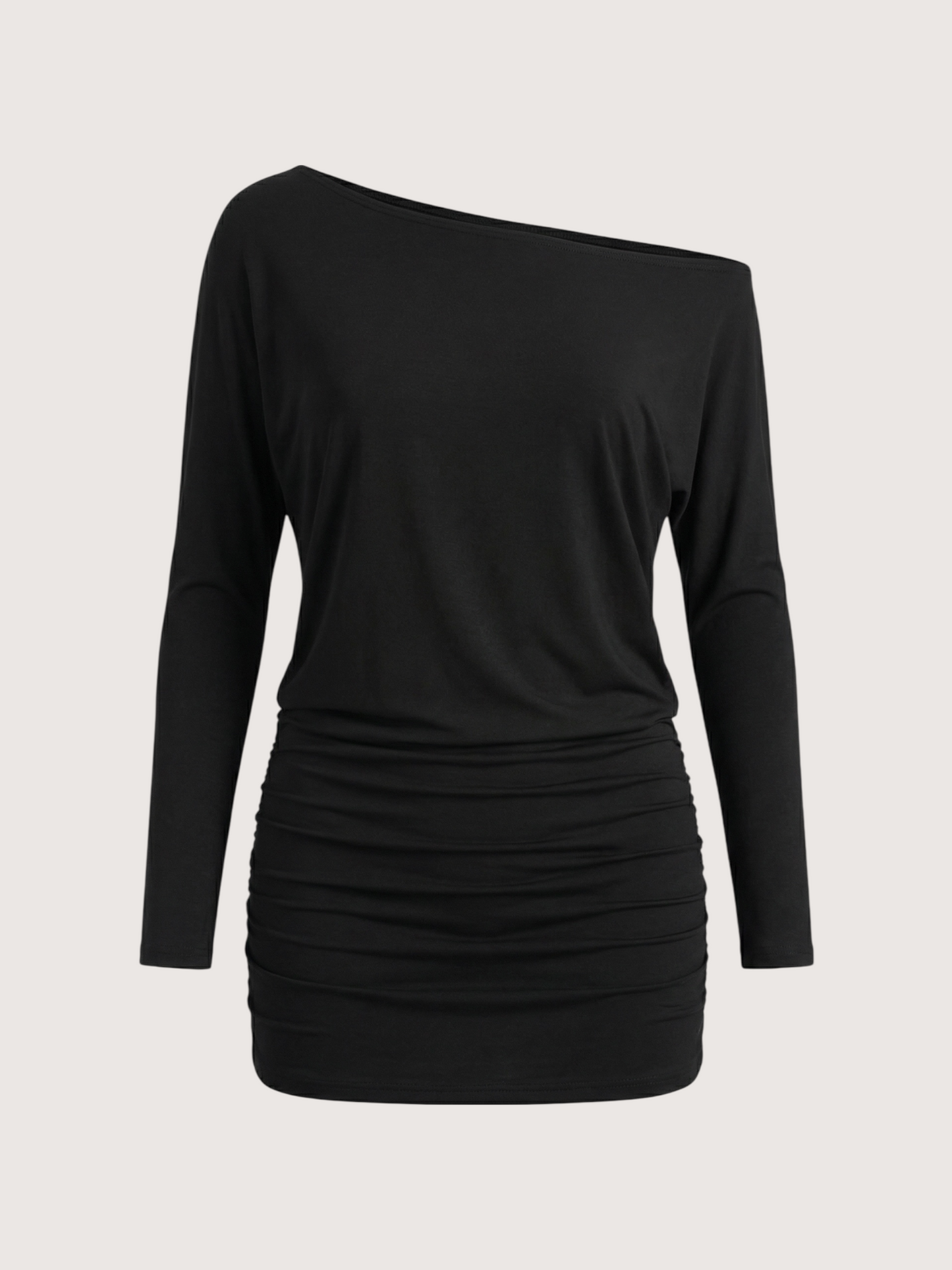 Banded Hem Jersey Dress