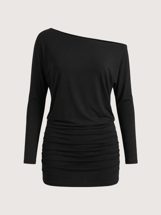 Banded Hem Jersey Dress