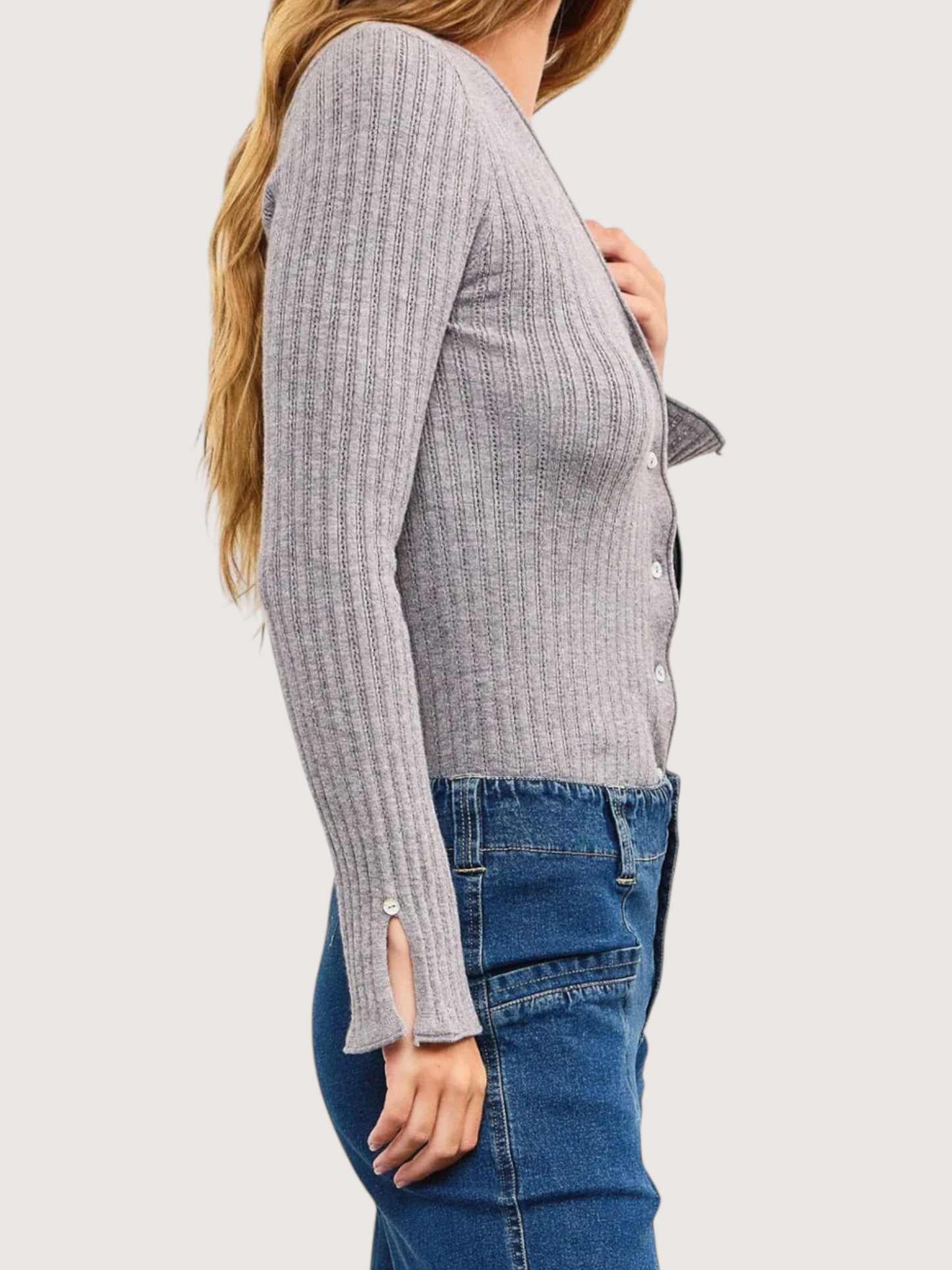 Flare Sleeved Cardigan