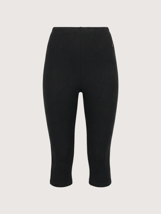 Side Zipper Capri Pant