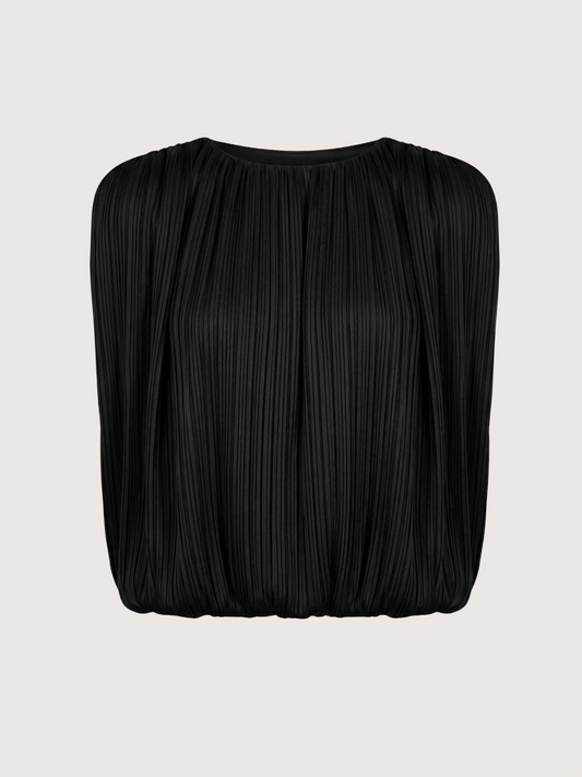 Padded Shoulder Bubble Top