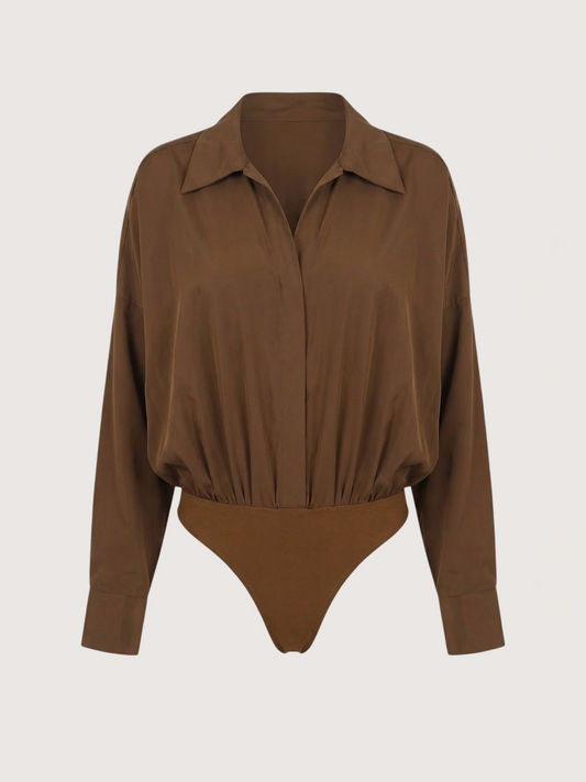 Plunging Neckline Bodysuit