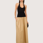 Drop Hem Halter Dress