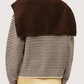 Detachable Shawl Sweater