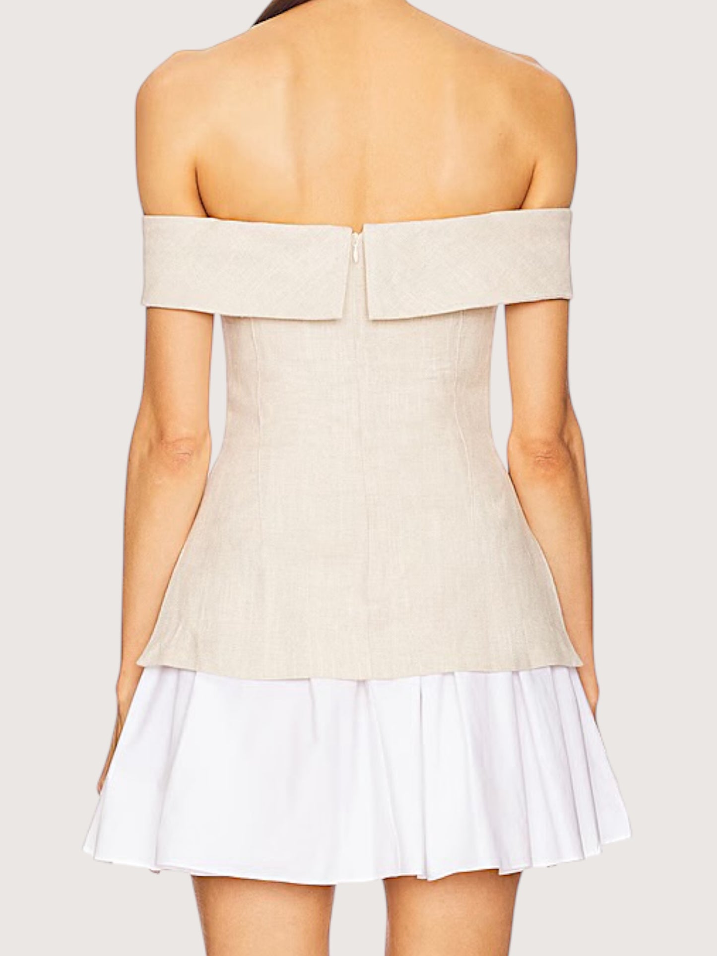 Grace Linen OTS Dress