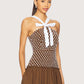 Bow Halter Midi Dress