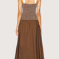 Bow Halter Midi Dress