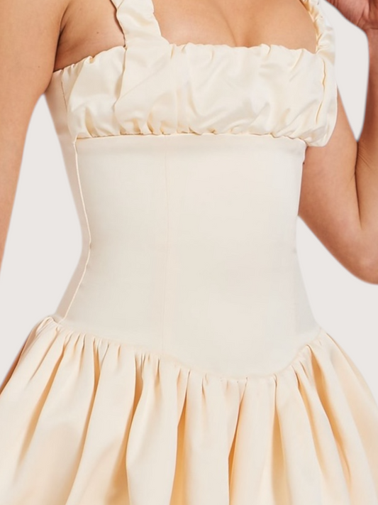 Bubble Hem Corset Dress
