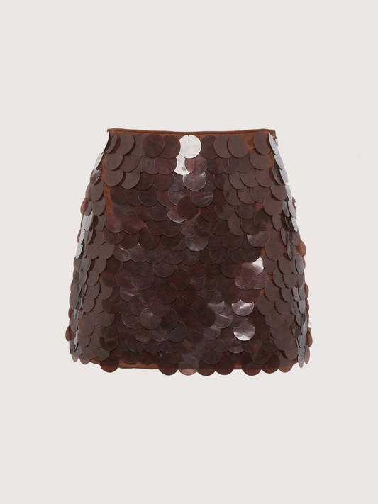 Sequin Palette Mini Skirt